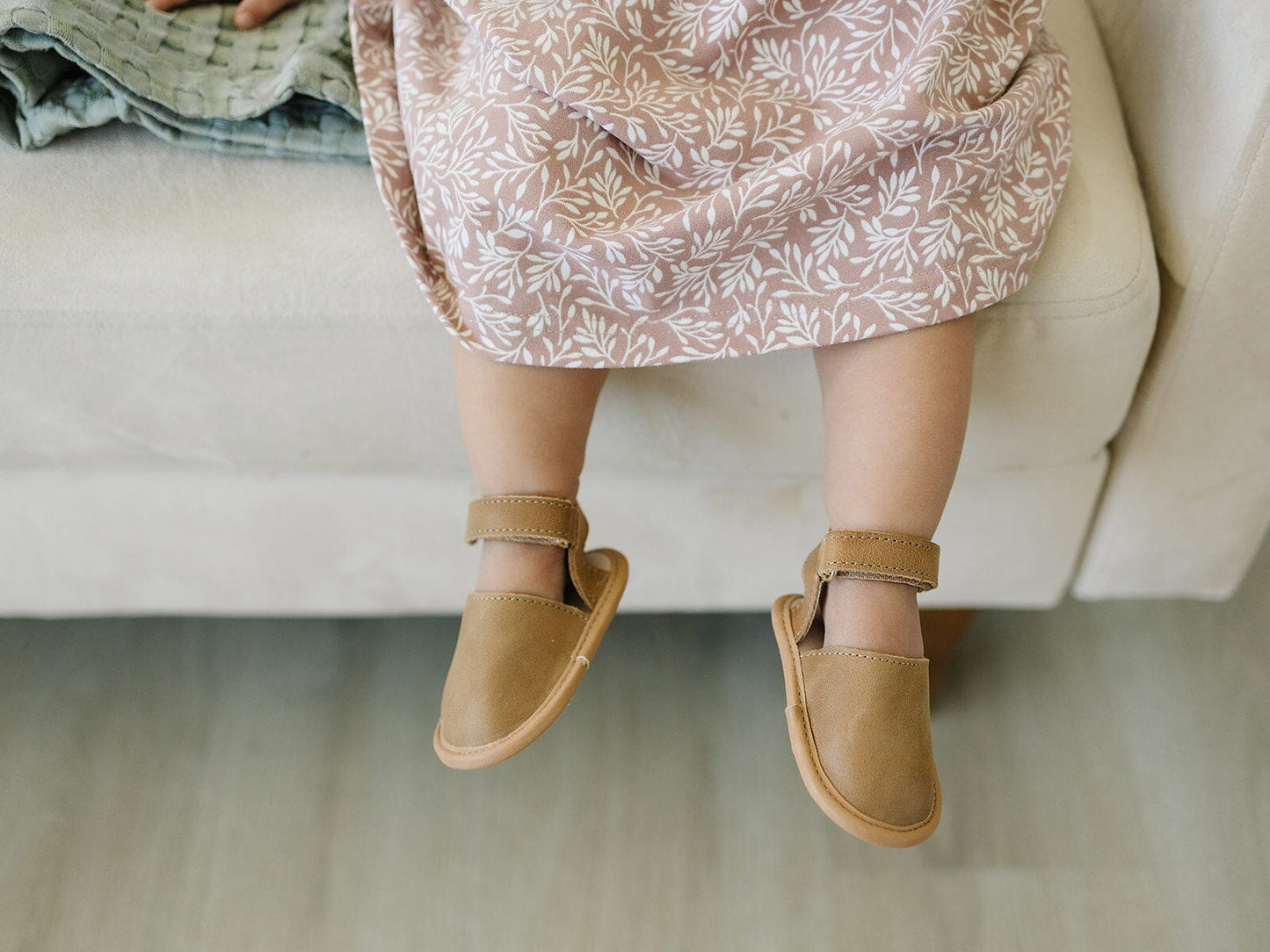 Camel - Emmie Flats - US Size 2-4 - Soft Sole Shoes Deer Grace