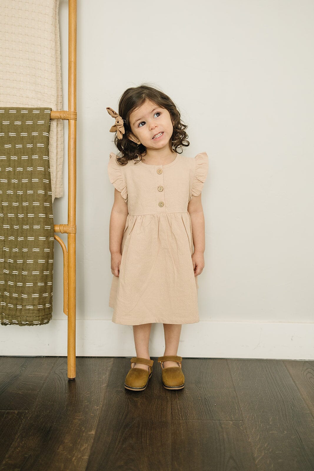 Brown - Emmie Flats - US Size 5-9 - Hard Sole Shoes Deer Grace