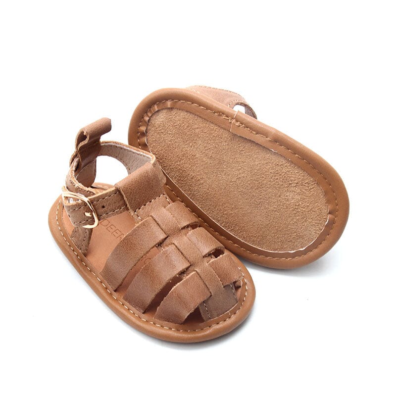 Camel - Fisherman Sandal - US Size 2-4 - Soft Sole Shoes Deer Grace