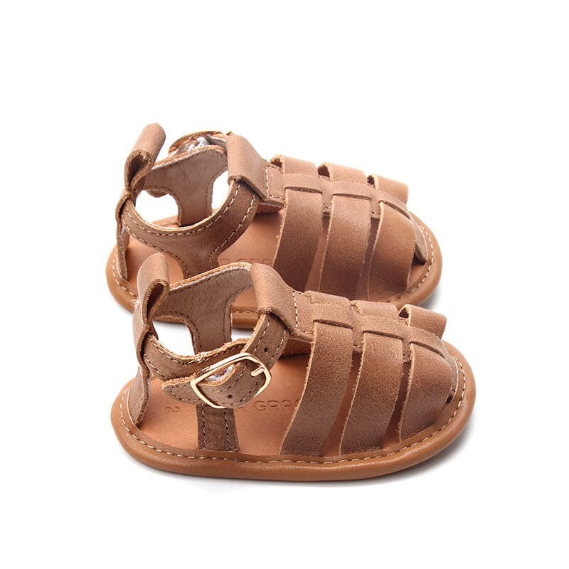 Camel - Fisherman Sandal - US Size 2-4 - Soft Sole Shoes Deer Grace