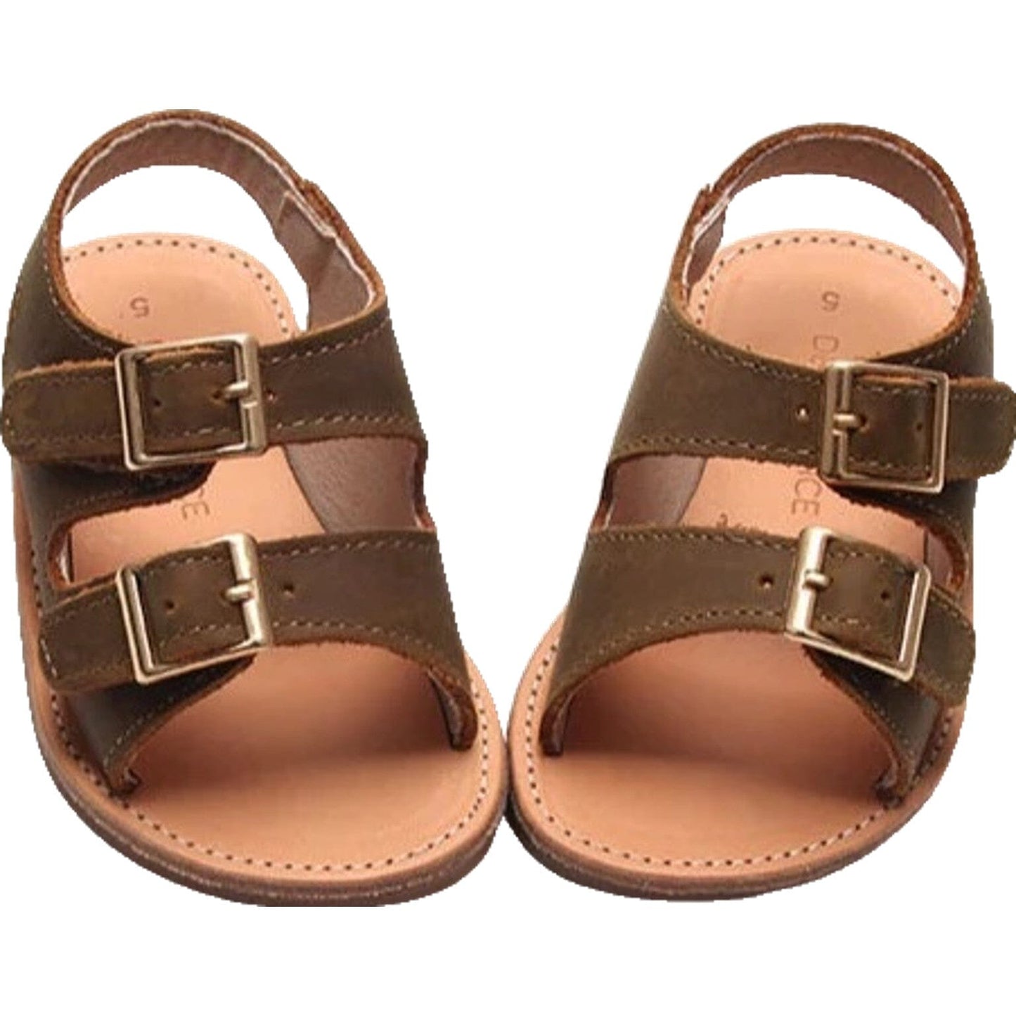 Brown - Summer Sandal - US Size 5-9 - Hard Sole Shoes Deer Grace