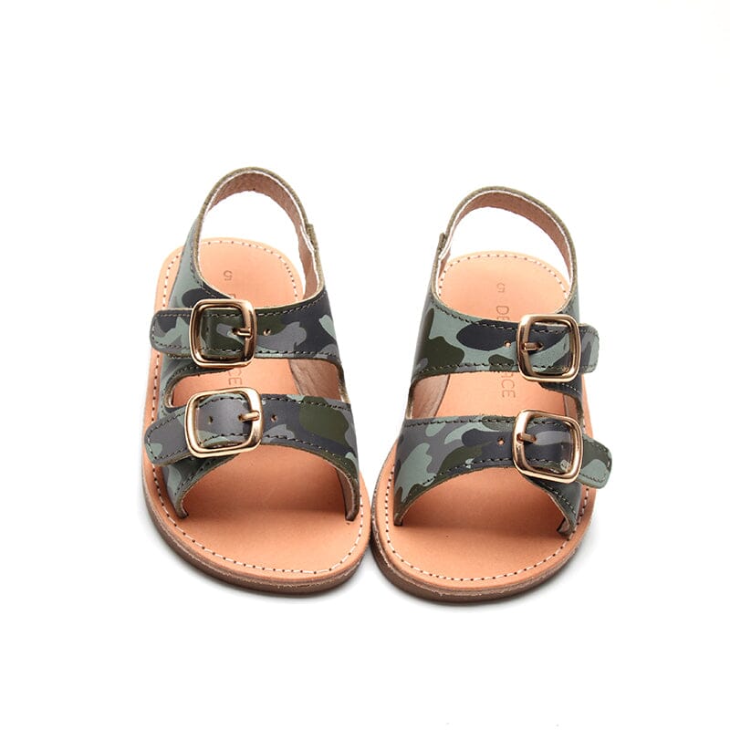 Camo - Summer Sandal - US Size 5-9 - Hard Sole Shoes Deer Grace 