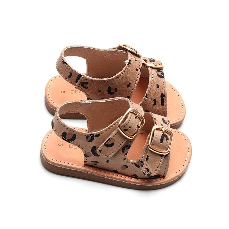 Cheetah - Summer Sandal - US Size 5-9 - Hard Sole Shoes Deer Grace