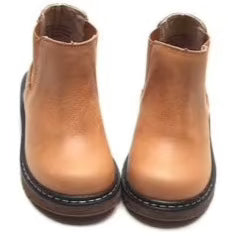 Camel Chelsea Boots - US Size 4-12 - Hard Sole Shoes Deer Grace