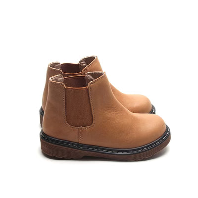 Camel Chelsea Boots - US Size 4-12 - Hard Sole Shoes Deer Grace