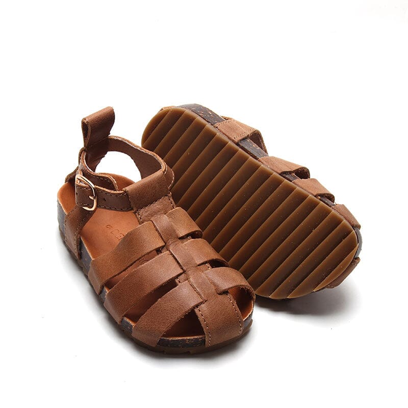 Camel - Fisherman Sandal - US Size 5-10 - Hard Sole Shoes Deer Grace