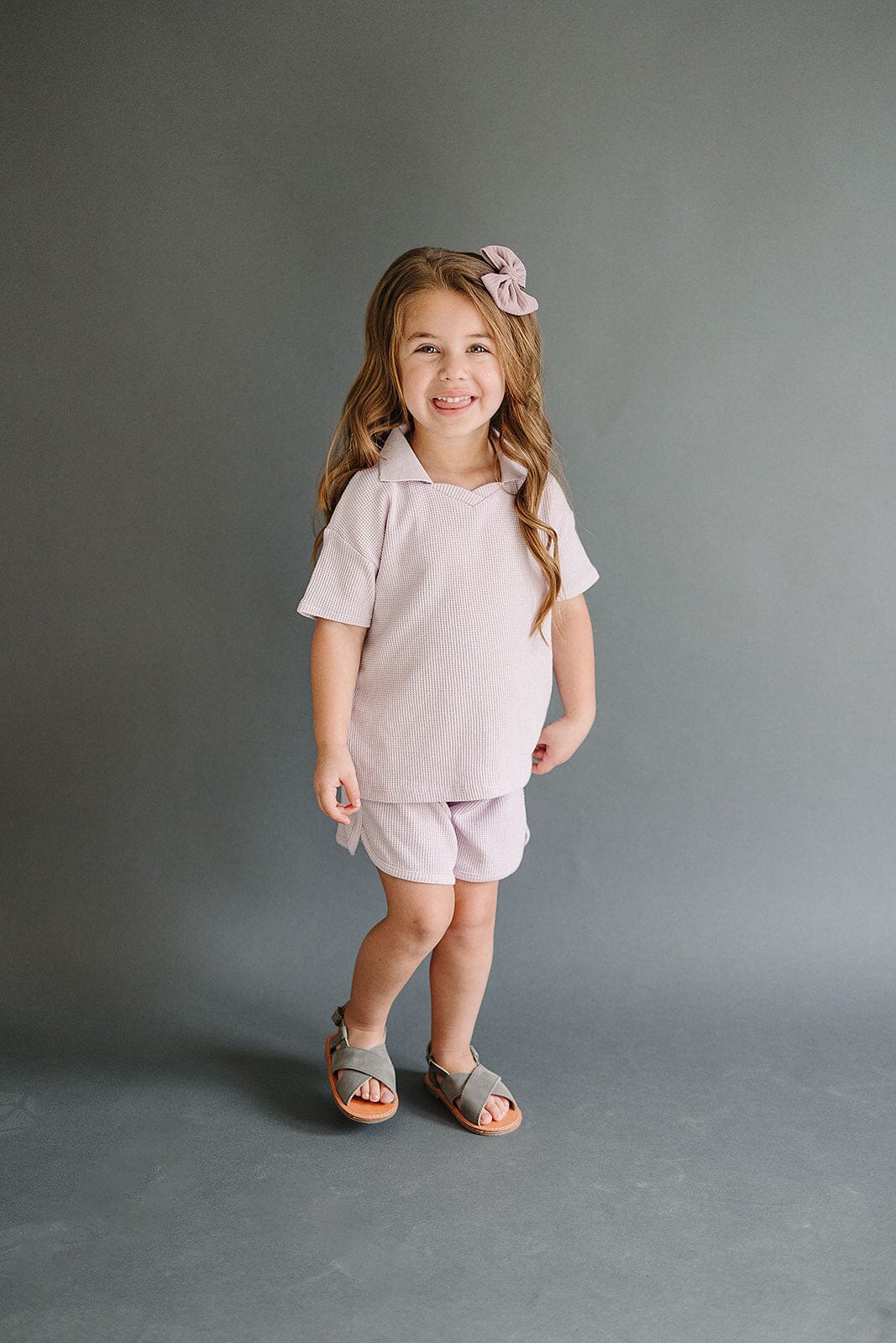 Gray - Cross Sandal - US Size 5-9 - Hard Sole Shoes Deer Grace