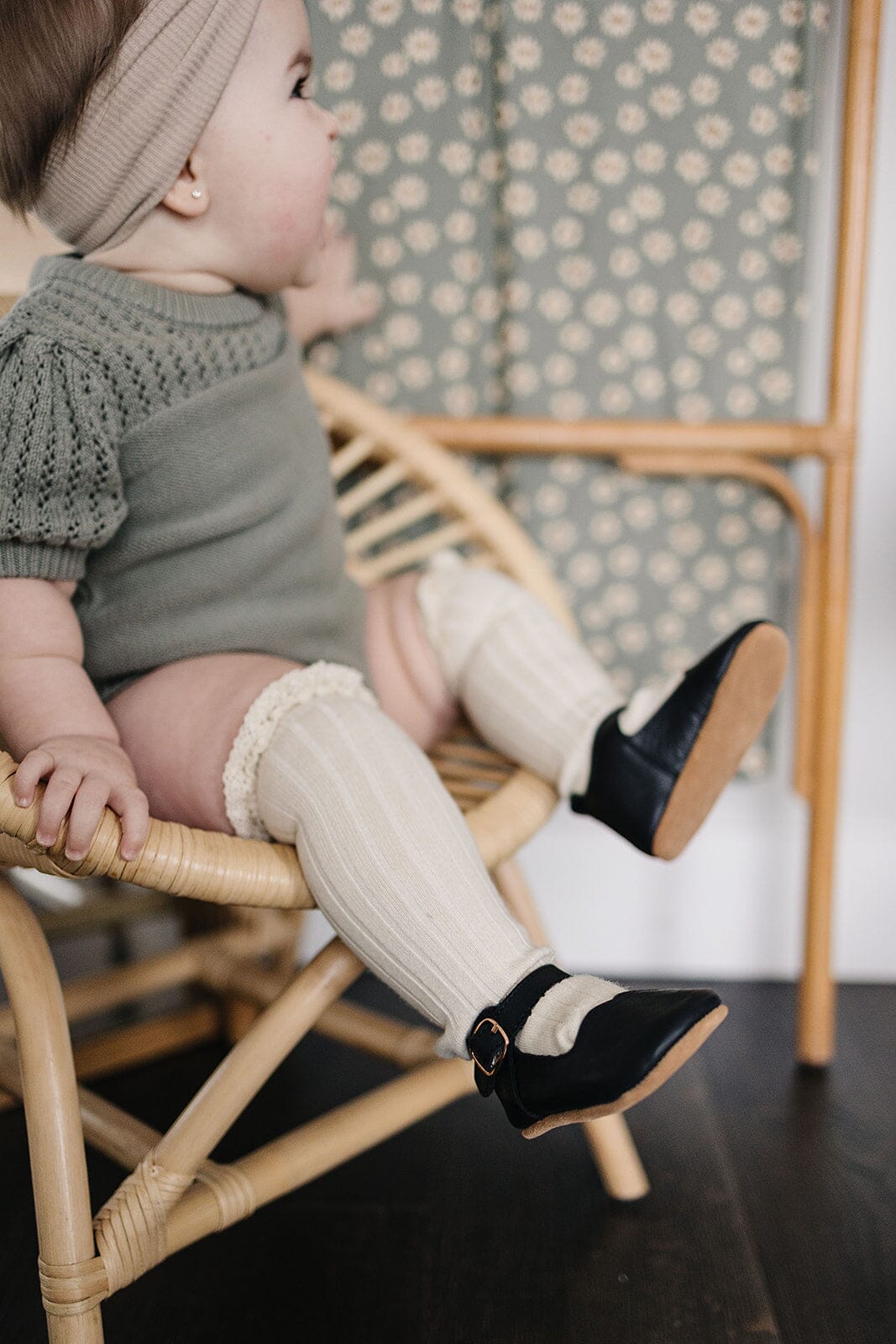 Midnight - Mary Jane US Size 1-4 - Soft Sole Shoes Deer Grace