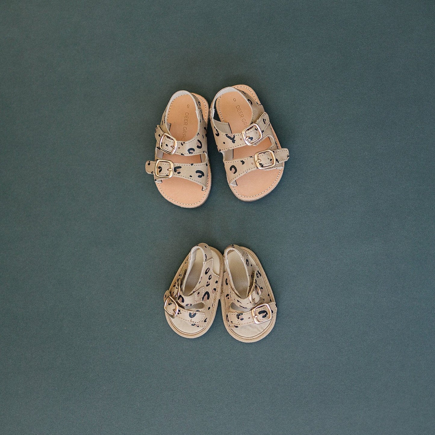 Cheetah - Summer Sandal - US Size 5-9 - Hard Sole Shoes Deer Grace
