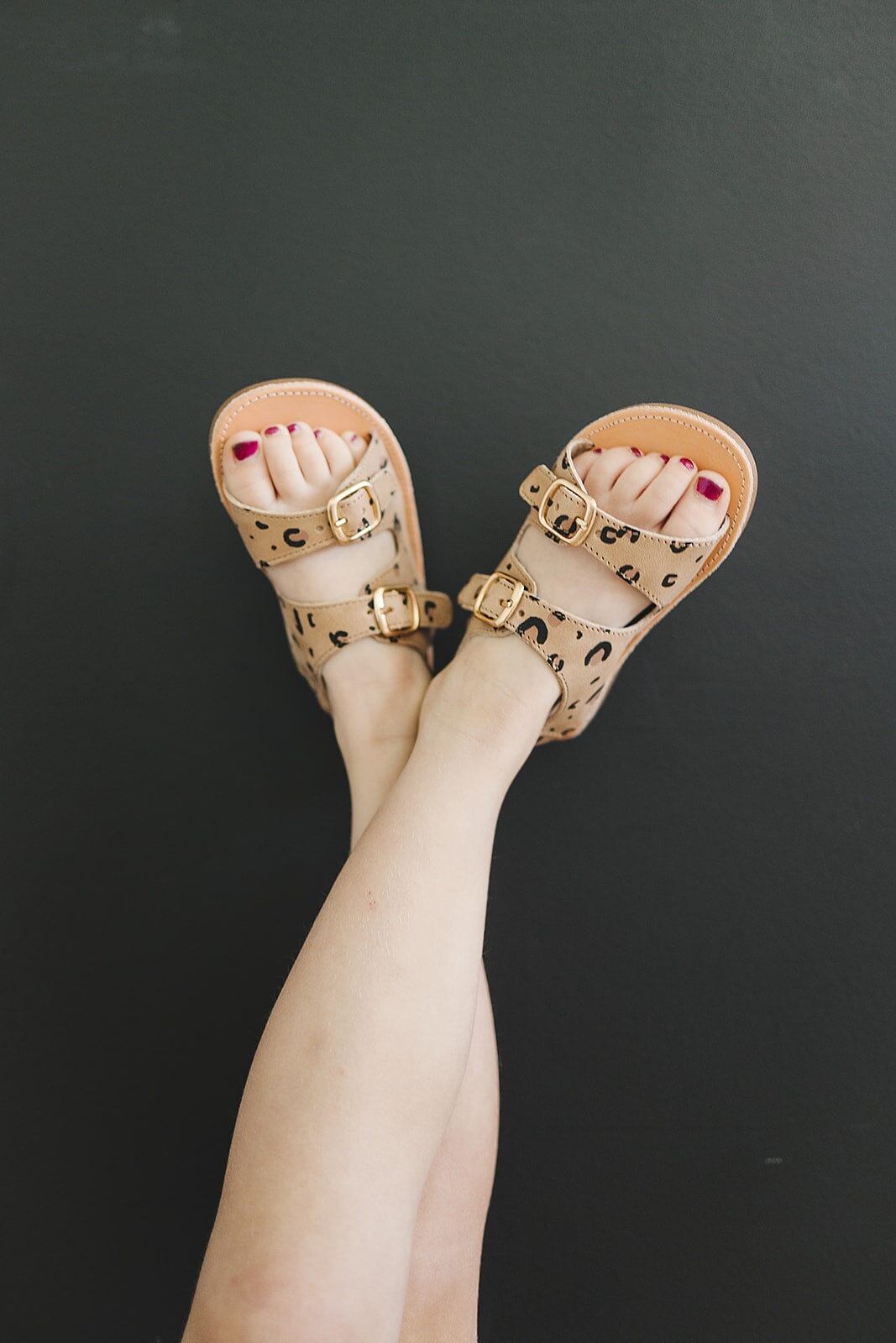 Cheetah - Summer Sandal - US Size 5-9 - Hard Sole Shoes Deer Grace