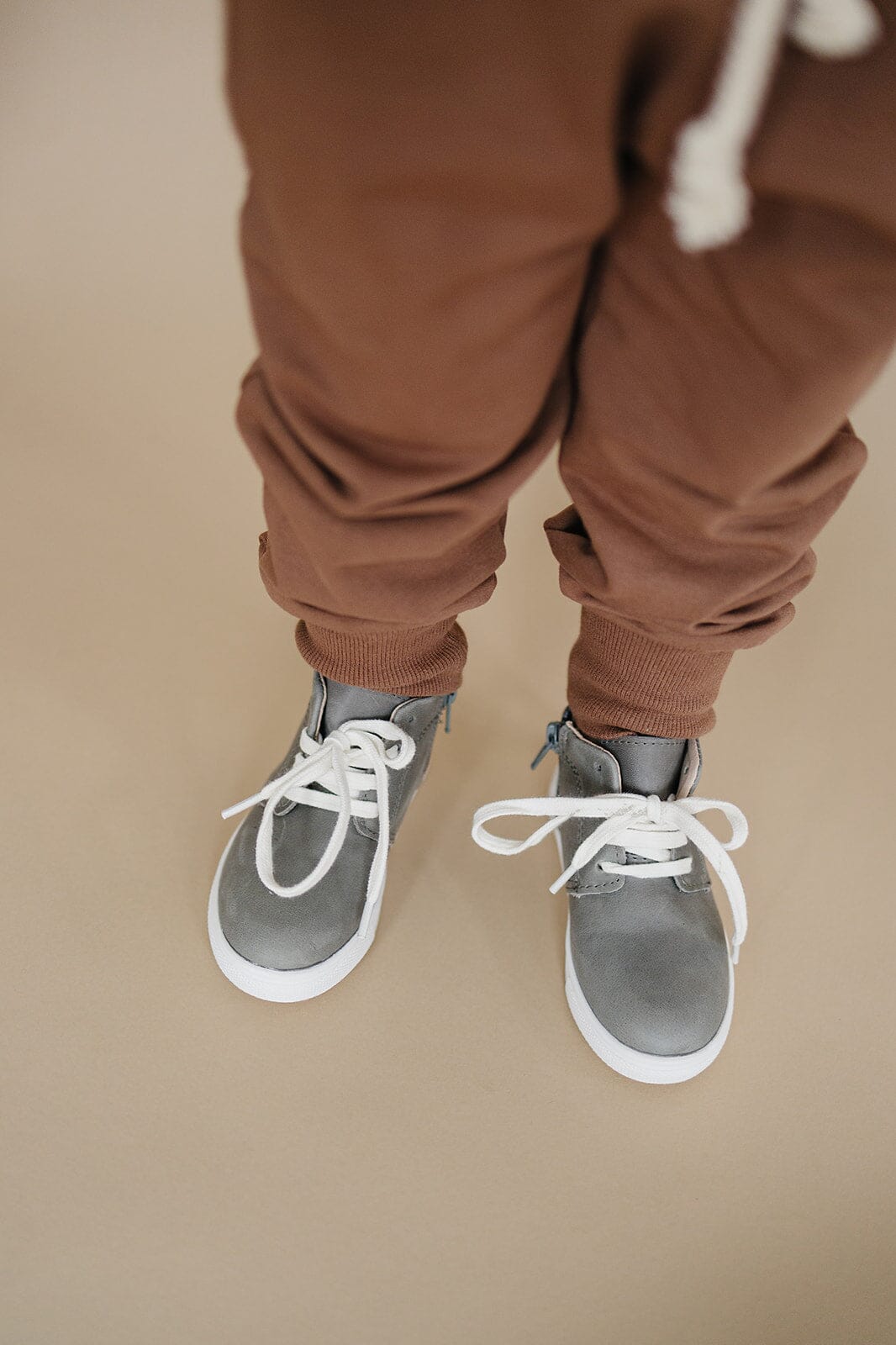 Gray - Classic Sneakers - US Size 4-10 - Hard Sole Shoes Deer Grace