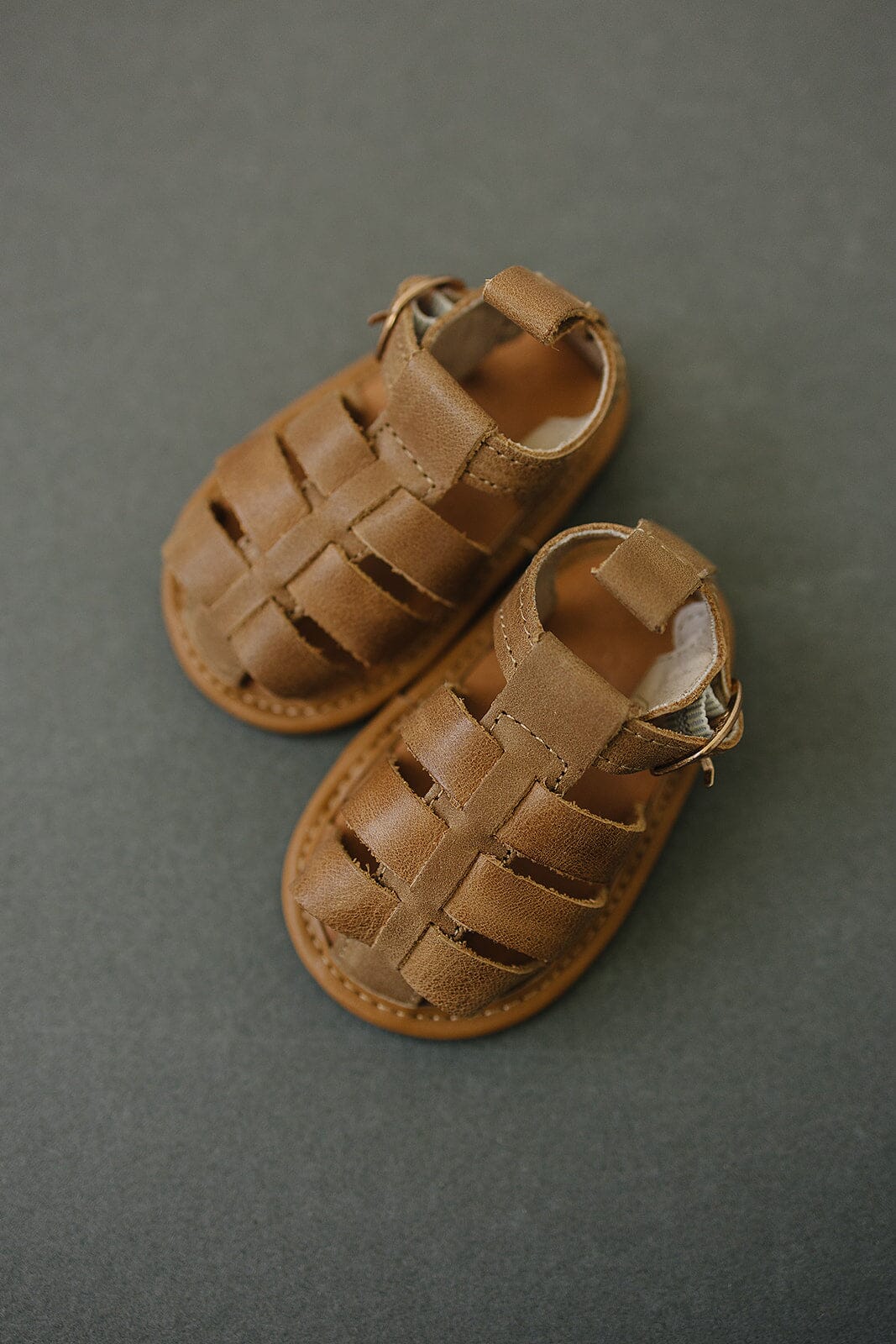 Camel - Fisherman Sandal - US Size 5-10 - Hard Sole Shoes Deer Grace