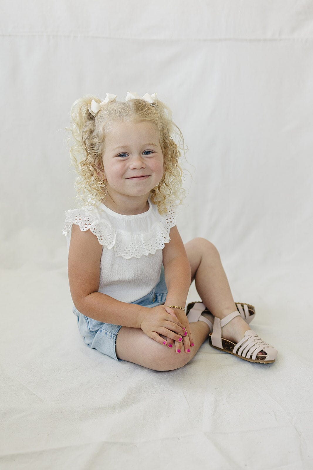 Light Pink - Woven Sandal - US Size 5-10 - Hard Sole Shoes Deer Grace