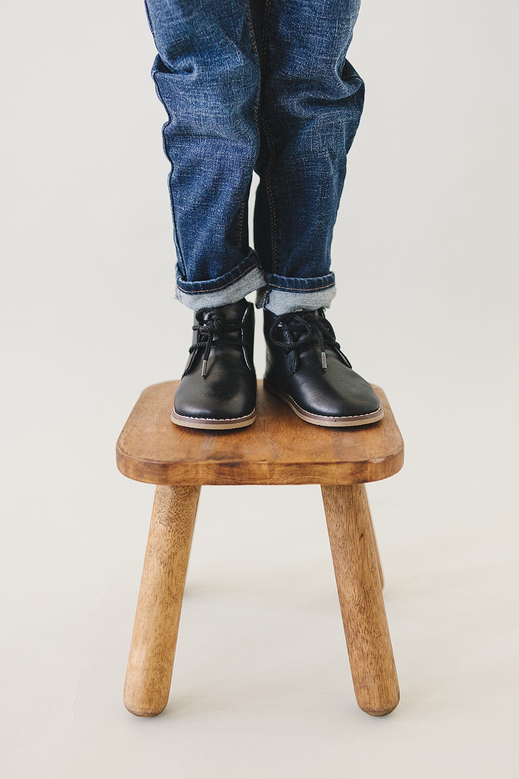 Black - Classic Boots - US Size 5-10 - Hard Sole Shoes Deer Grace