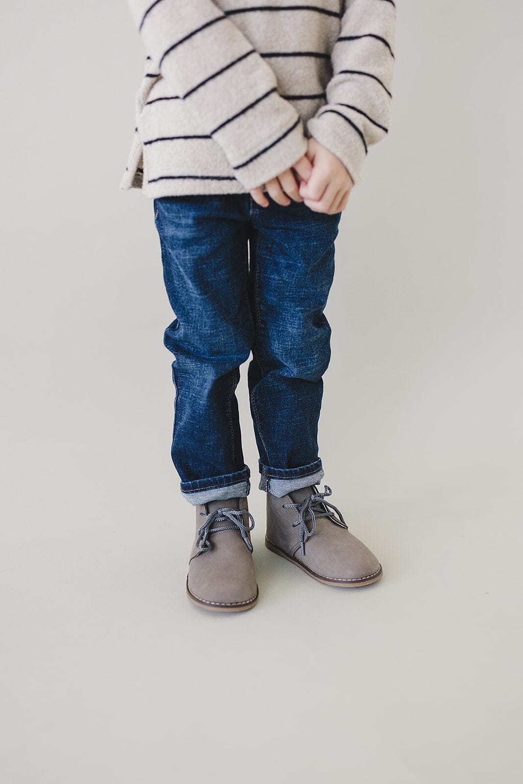 Gray - Classic Boots - US Size 5-10 - Hard Sole Shoes Deer Grace