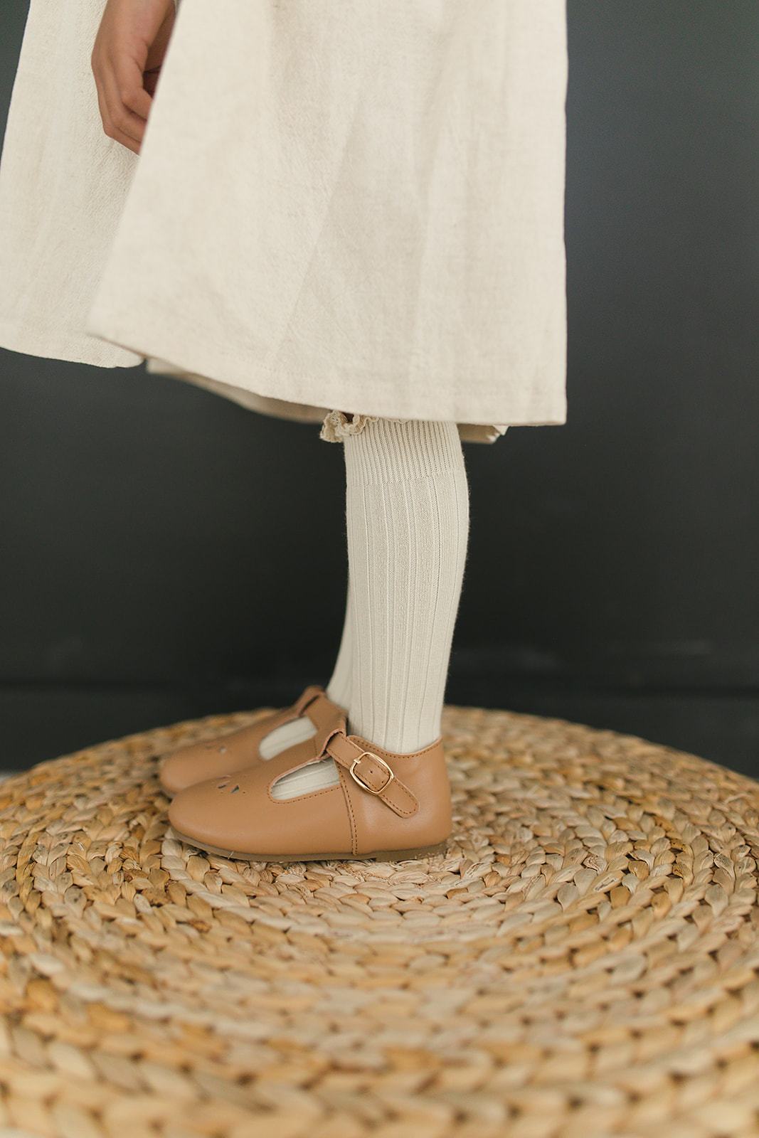 Honey - Daisy T-Bar - US Size 5-10 - Hard Sole Shoes Deer Grace
