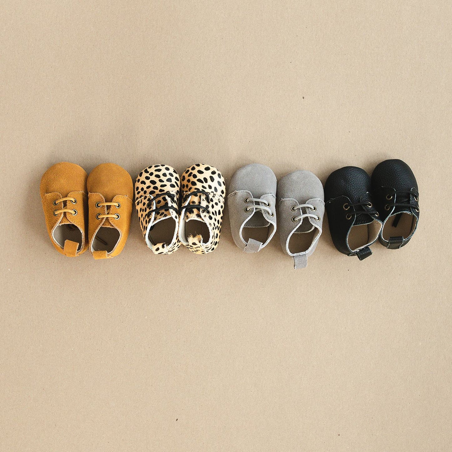 Mustard - Oxford - US Size 1-4 - Soft Sole Shoes Deer Grace