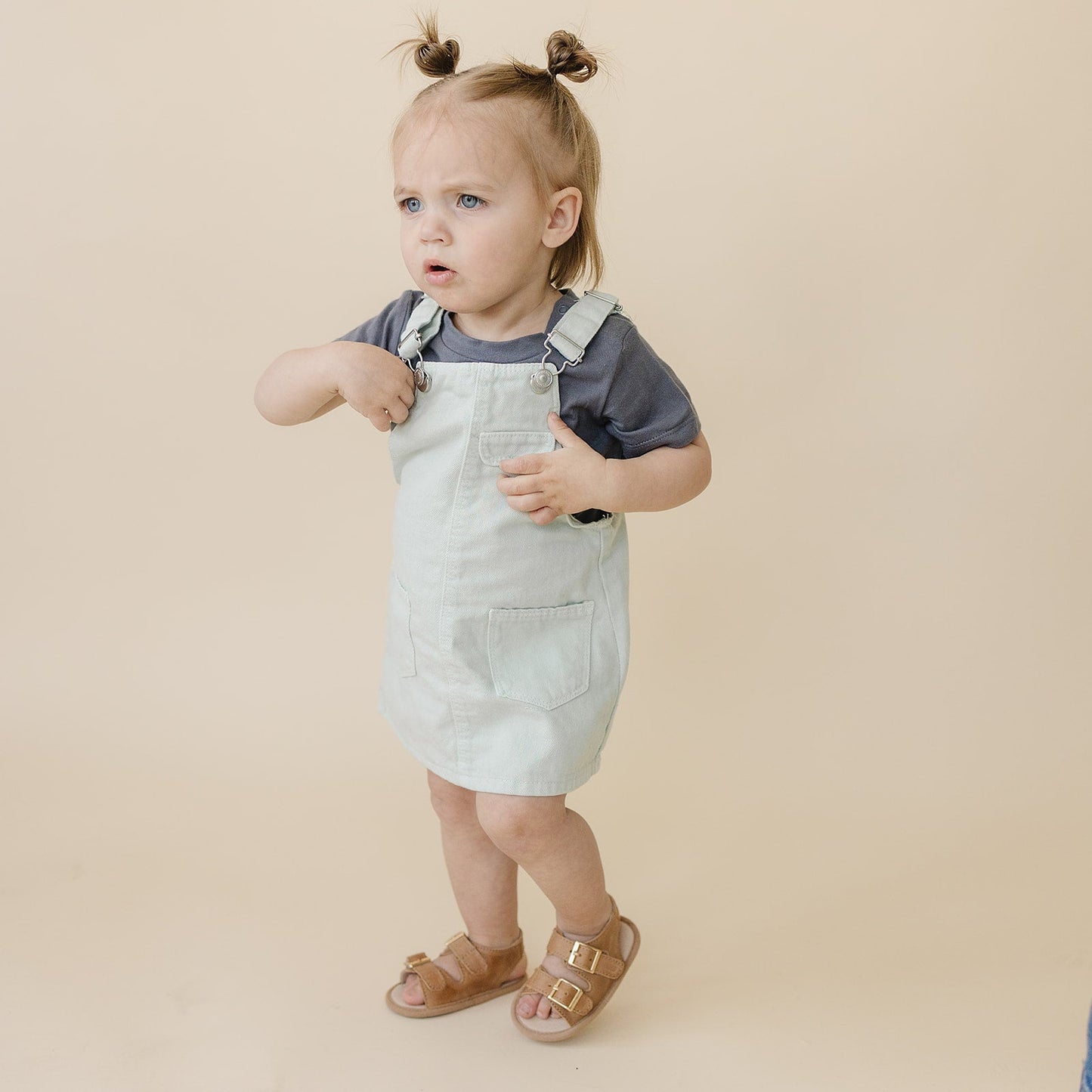 Camel - Summer Sandal - US Size 2-4 - Soft Sole Shoes Deer Grace
