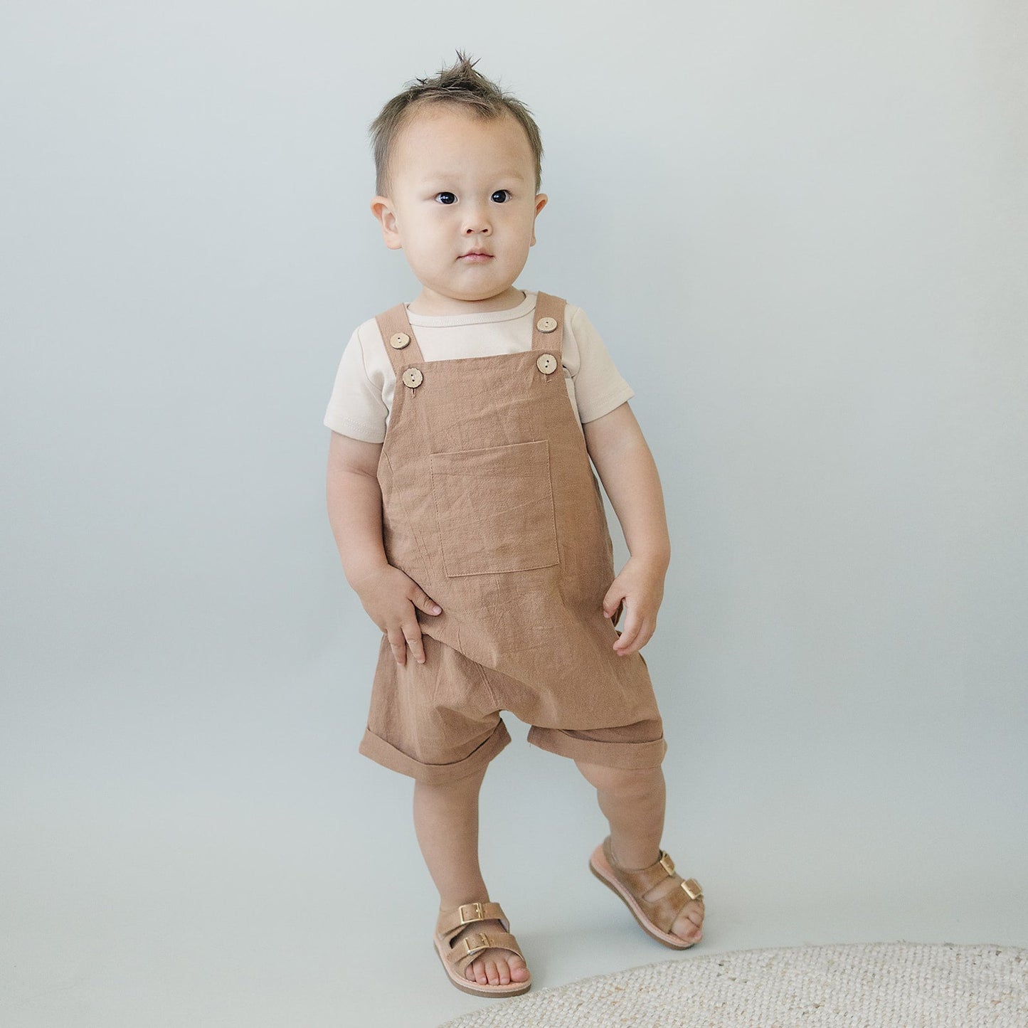 Camel - Summer Sandal - US Size 2-4 - Soft Sole Shoes Deer Grace