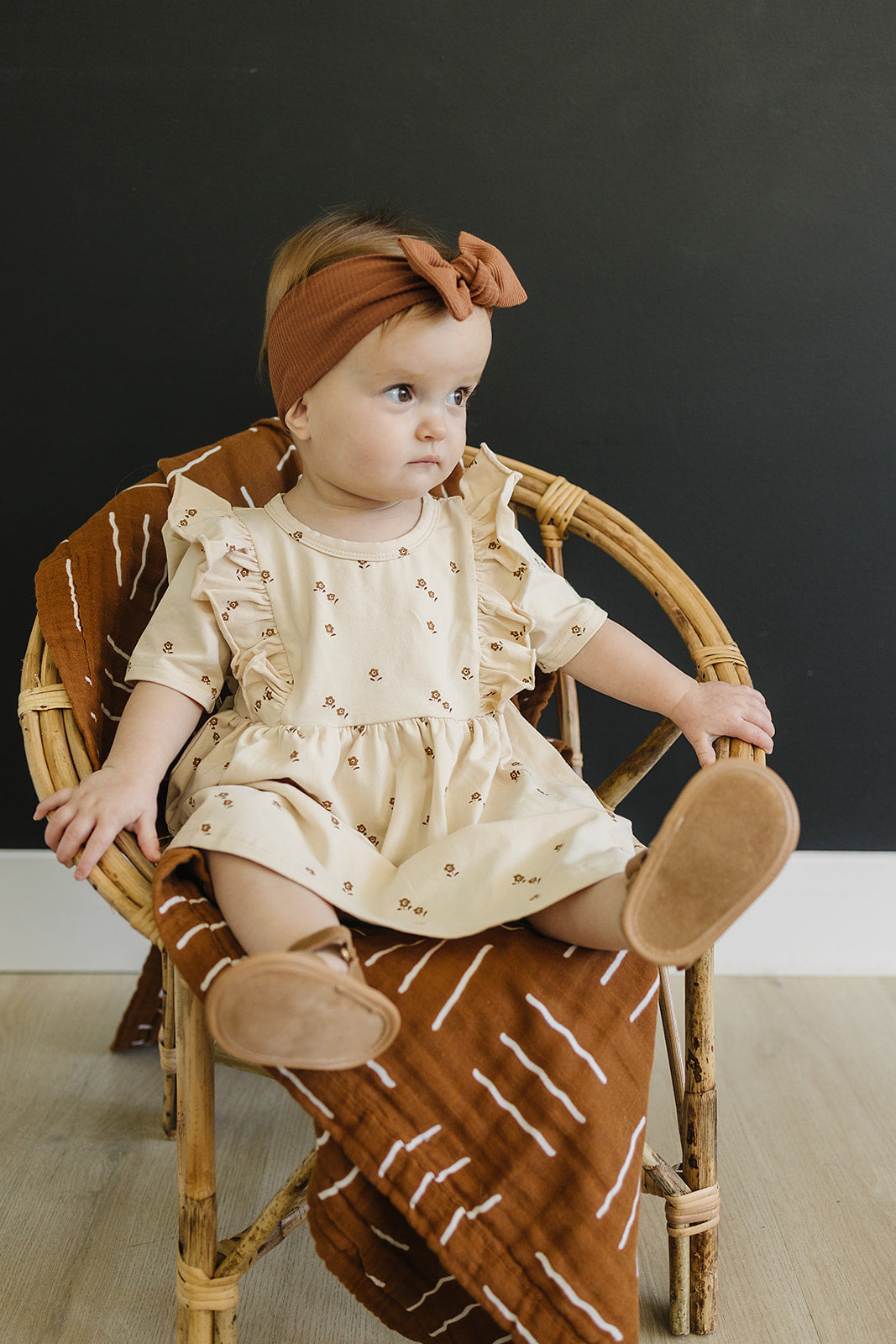 Camel - Emmie Flats - US Size 2-4 - Soft Sole Shoes Deer Grace