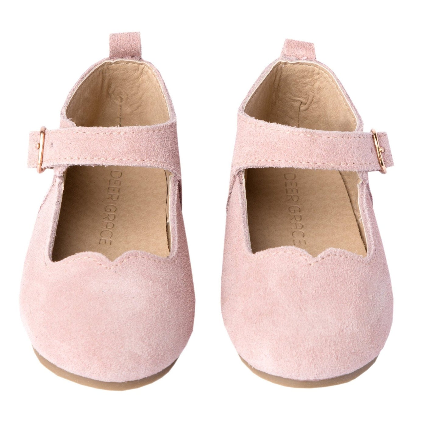 Rose Suede - Mary Jane - Hard Sole Shoes Deer Grace