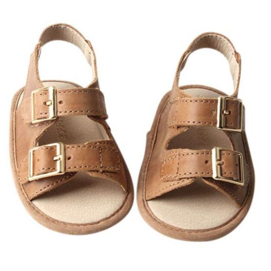Camel - Summer Sandal - US Size 2-4 - Soft Sole Shoes Deer Grace