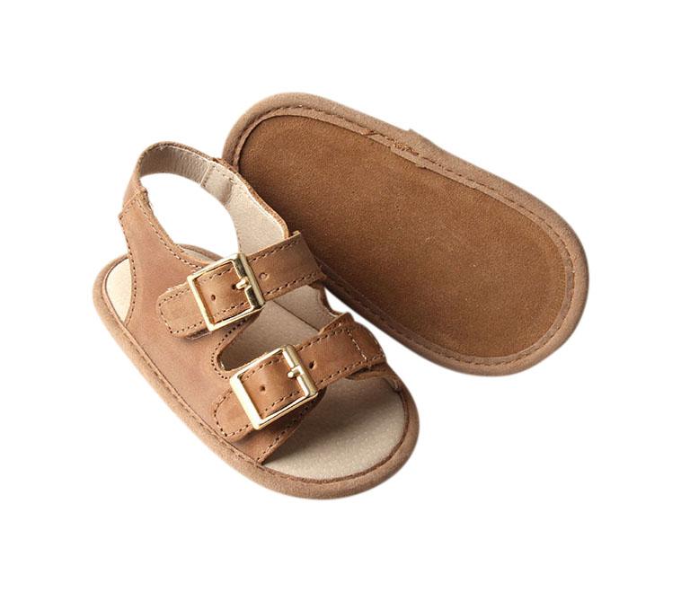 Camel - Summer Sandal - US Size 2-4 - Soft Sole Shoes Deer Grace