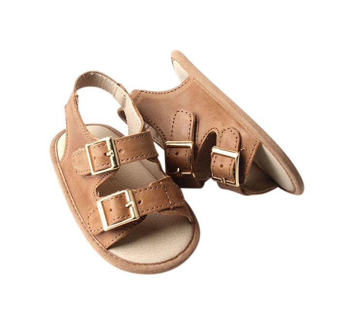 Camel - Summer Sandal - US Size 2-4 - Soft Sole Shoes Deer Grace