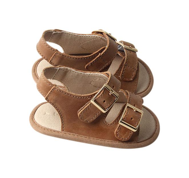 Camel - Summer Sandal - US Size 2-4 - Soft Sole Shoes Deer Grace