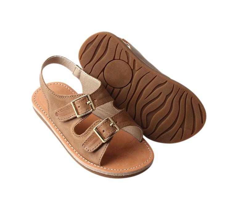 Camel - Summer Sandal - US Size 5-9 - Hard Sole Shoes Deer Grace