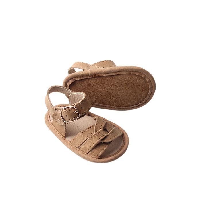 Saddle - Desert Sandal - US Size 1-4 - Soft Sole Shoes Deer Grace 