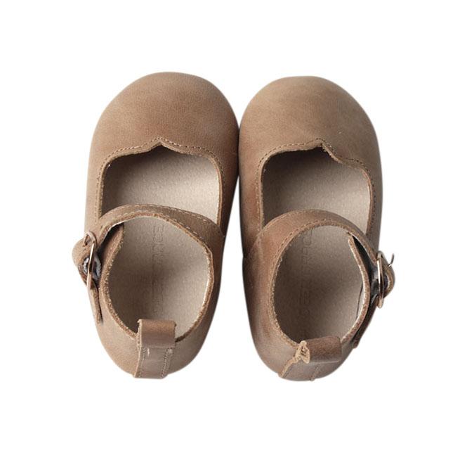 Camel - Mary Jane - US Size 2-4 - Soft Sole Shoes Deer Grace
