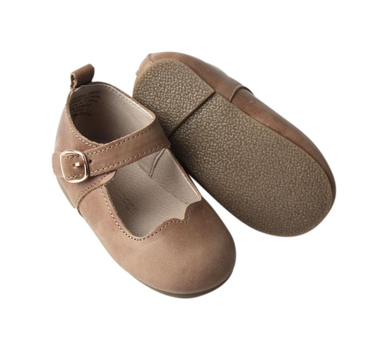 Camel - Mary Jane - US Size 5-8 - Hard Sole Shoes Deer Grace