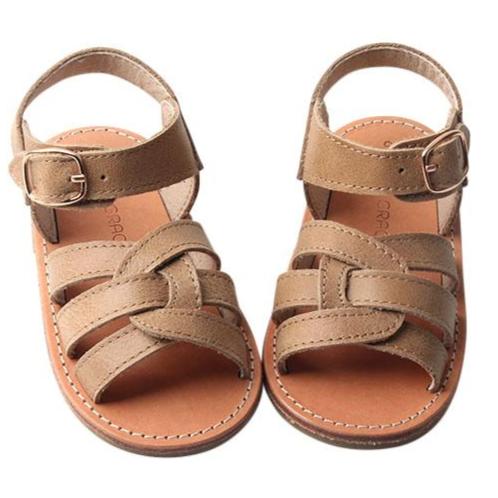Saddle - Desert Sandal - US Size 5-9 - Hard Sole Shoes Deer Grace