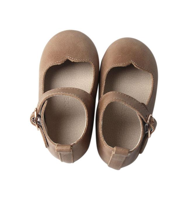 Camel - Mary Jane - US Size 5-8 - Hard Sole Shoes Deer Grace