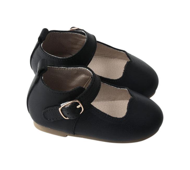 Midnight - Mary Jane - US Size 5-8 - Hard Sole Shoes Deer Grace