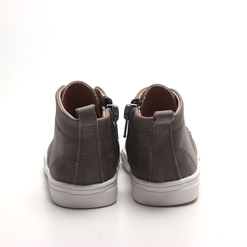 Gray - Classic Sneakers - US Size 4-10 - Hard Sole Shoes Deer Grace