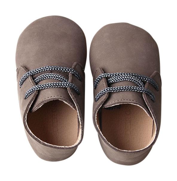 Grey - Classic Boots - US Size 1-4 - Soft Sole Shoes Deer Grace