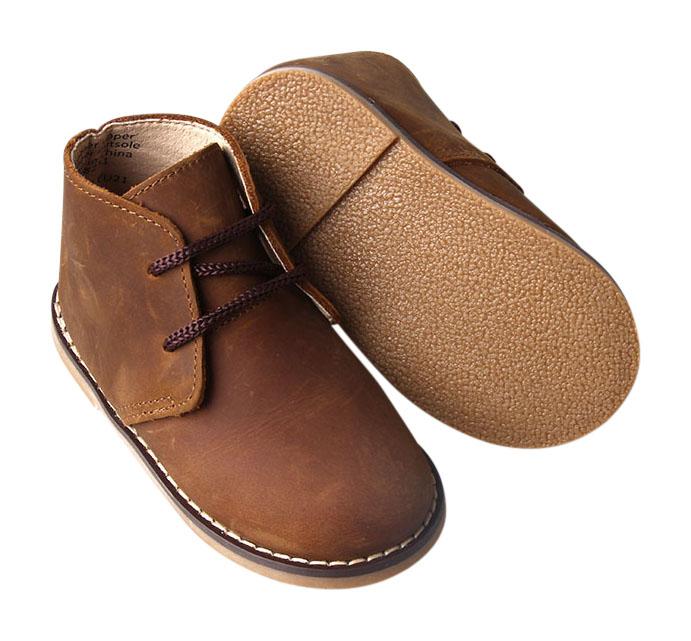 Dark Brown - Classic Boots - US Size 5-10 - Hard Sole Shoes Deer Grace