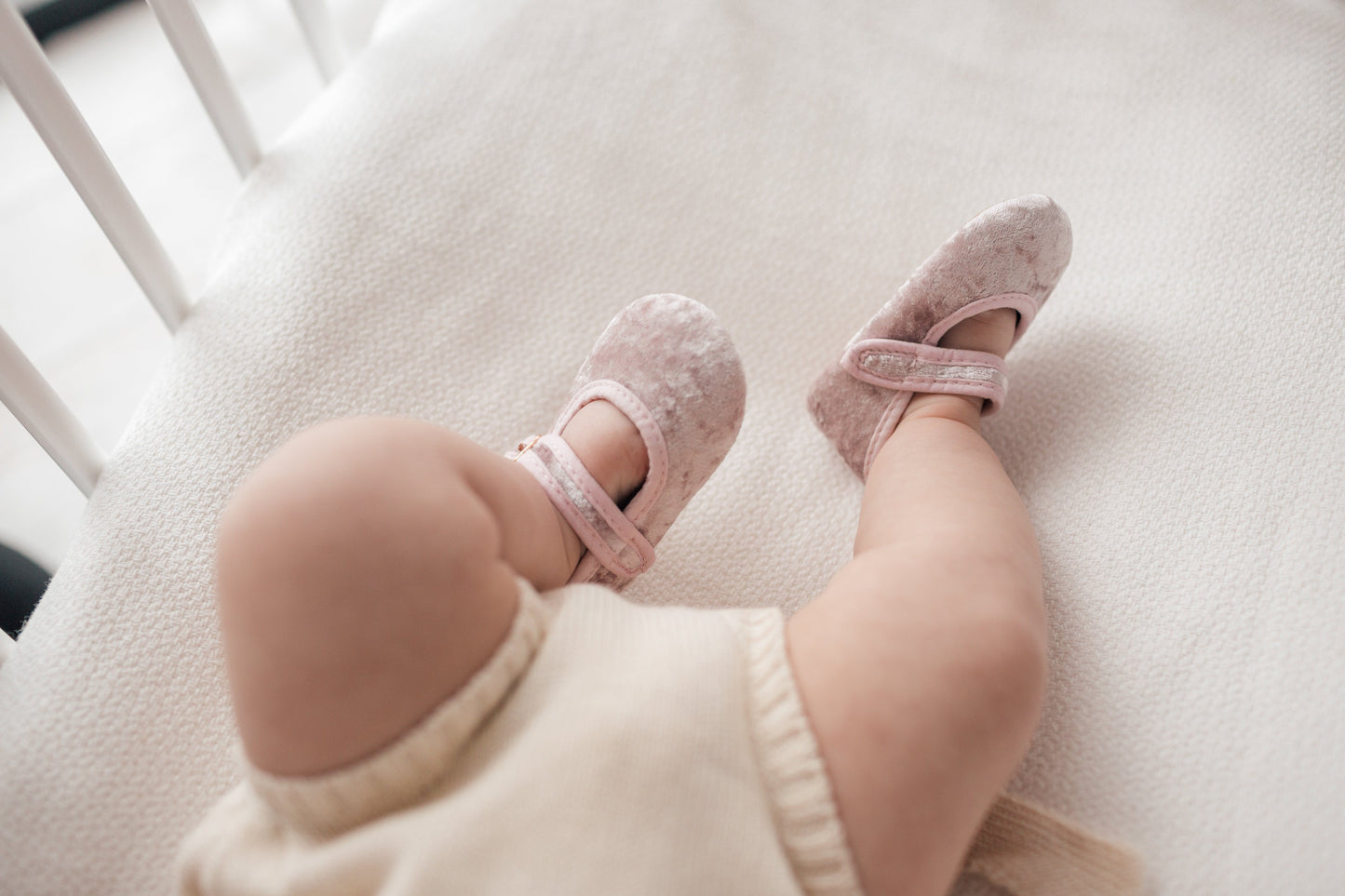 Berry Velvet - Mary Jane - US Size 2-5 - Soft Sole Shoes Deer Grace
