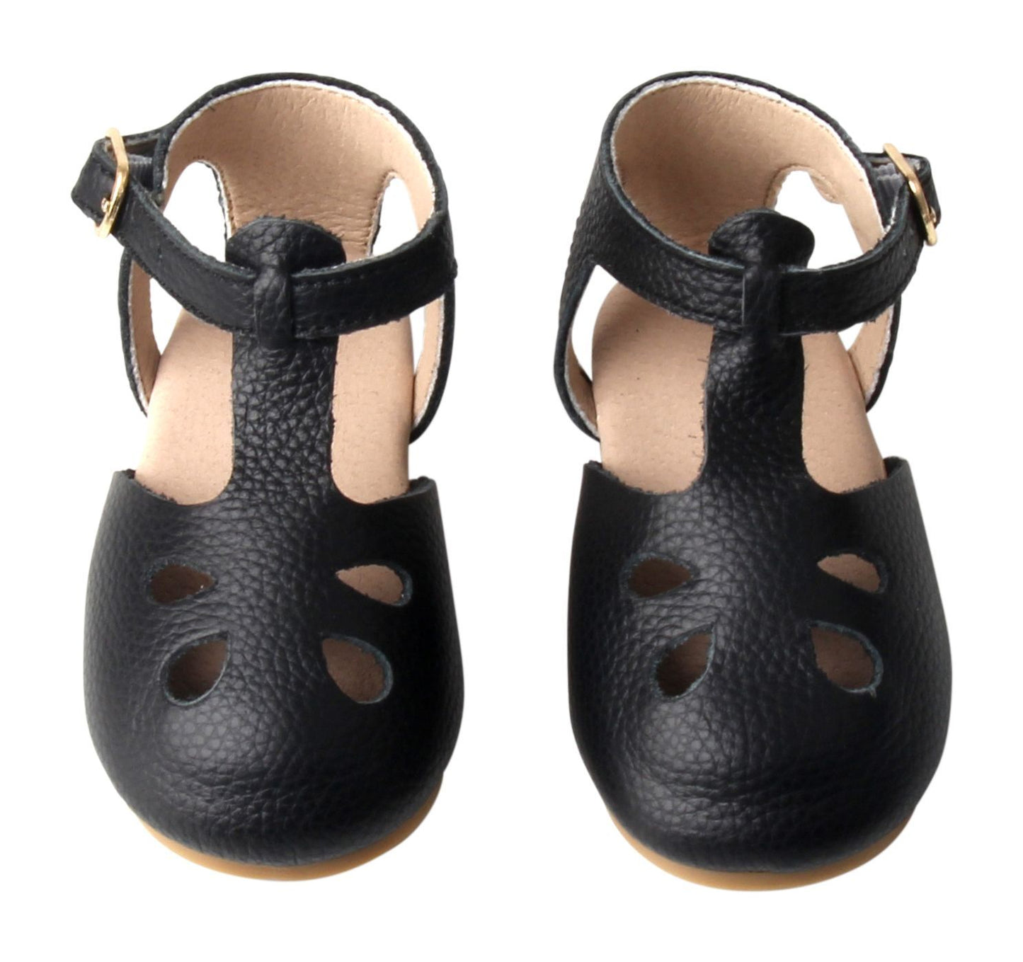 Midnight - Grace Flat - US Size 5-8 - Hard Sole Shoes Deer Grace