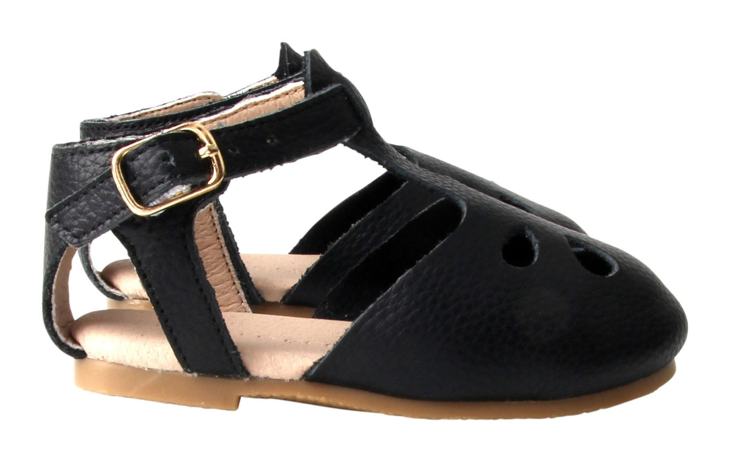 Midnight - Grace Flat - US Size 5-8 - Hard Sole Shoes Deer Grace