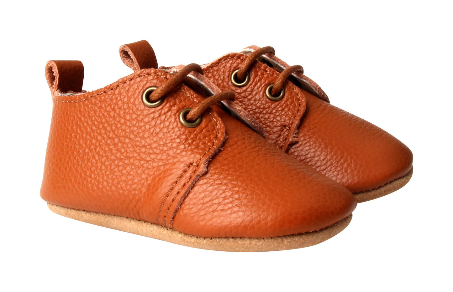Camel - Oxford - US Size 1-4 - Soft Sole Shoes Deer Grace