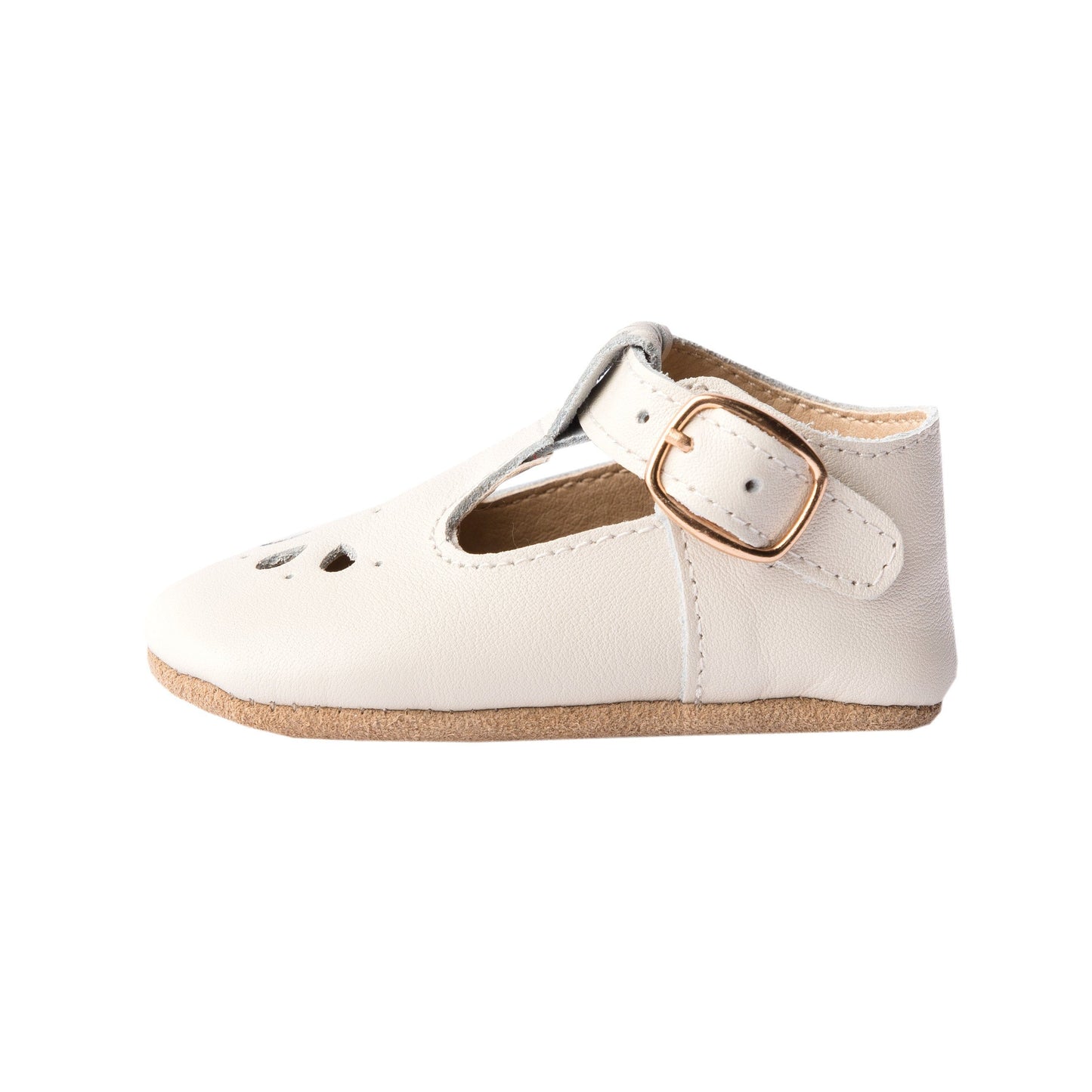 Cream - Daisy T-Bar - Soft Sole Shoes Deer Grace