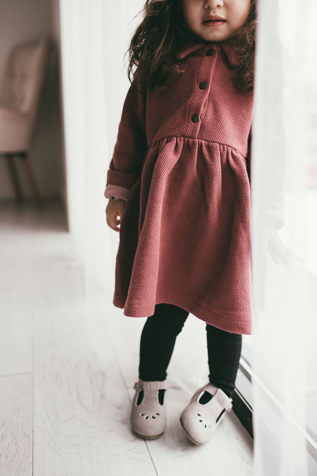 Slate Suede - Daisy T-Bar - Hard Sole Shoes Deer Grace