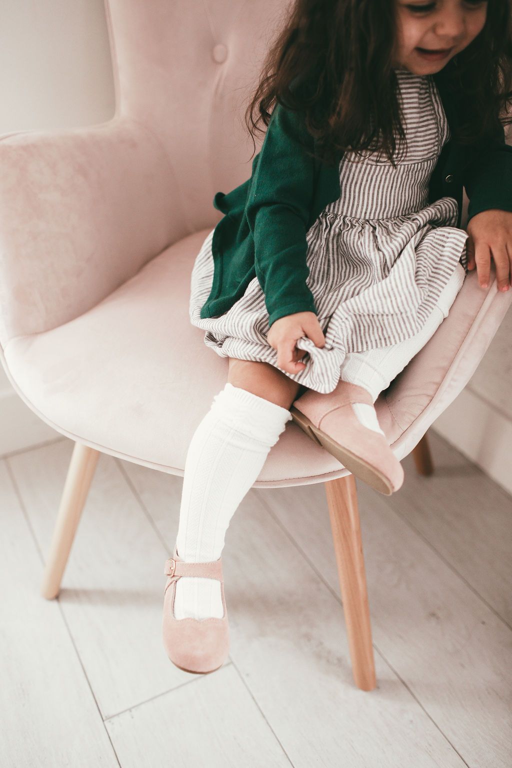 Rose Suede - Mary Jane - Hard Sole Shoes Deer Grace