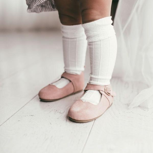 Rose Suede - Mary Jane - Hard Sole Shoes Deer Grace