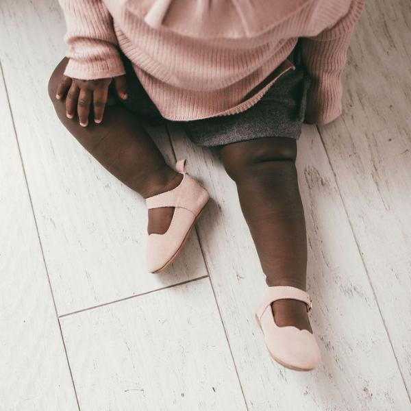 Rose Suede - Mary Jane - Soft Sole Shoes Deer Grace