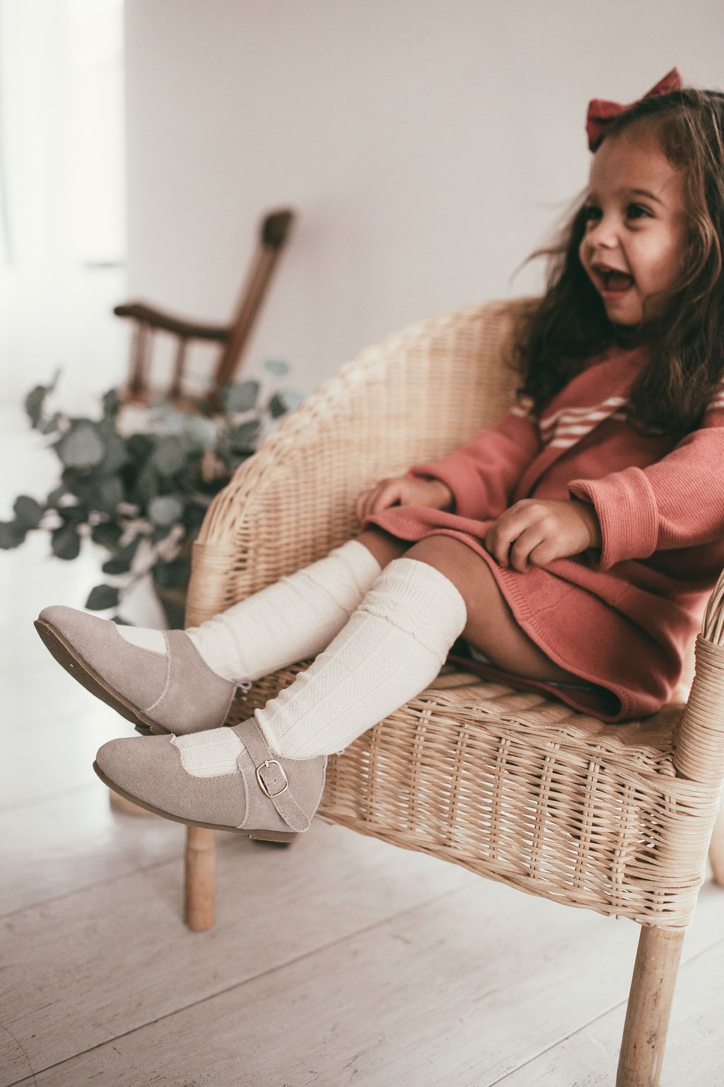 Slate Suede - Mary Jane - Hard Sole Shoes Deer Grace