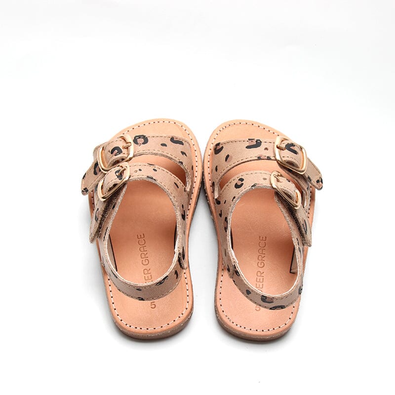 Cheetah - Summer Sandal - US Size 5-9 - Hard Sole Shoes Deer Grace 
